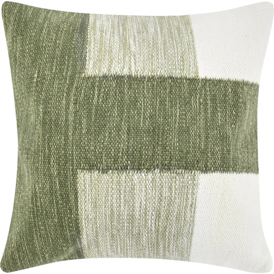 Kass Woven Fabric Color Block Throw Pillow by Villa by Classic Home. Made from 90% viscose, 10% polyester in a unique style.