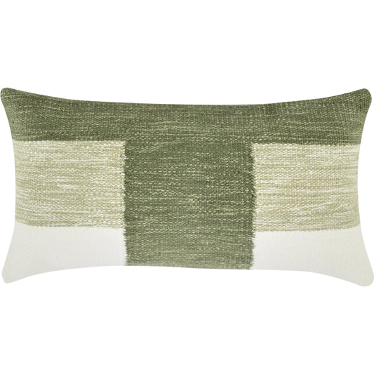 Kass Woven Fabric Color Block Throw Pillow by Villa by Classic Home. Made from 90% viscose, 10% polyester in a unique style.