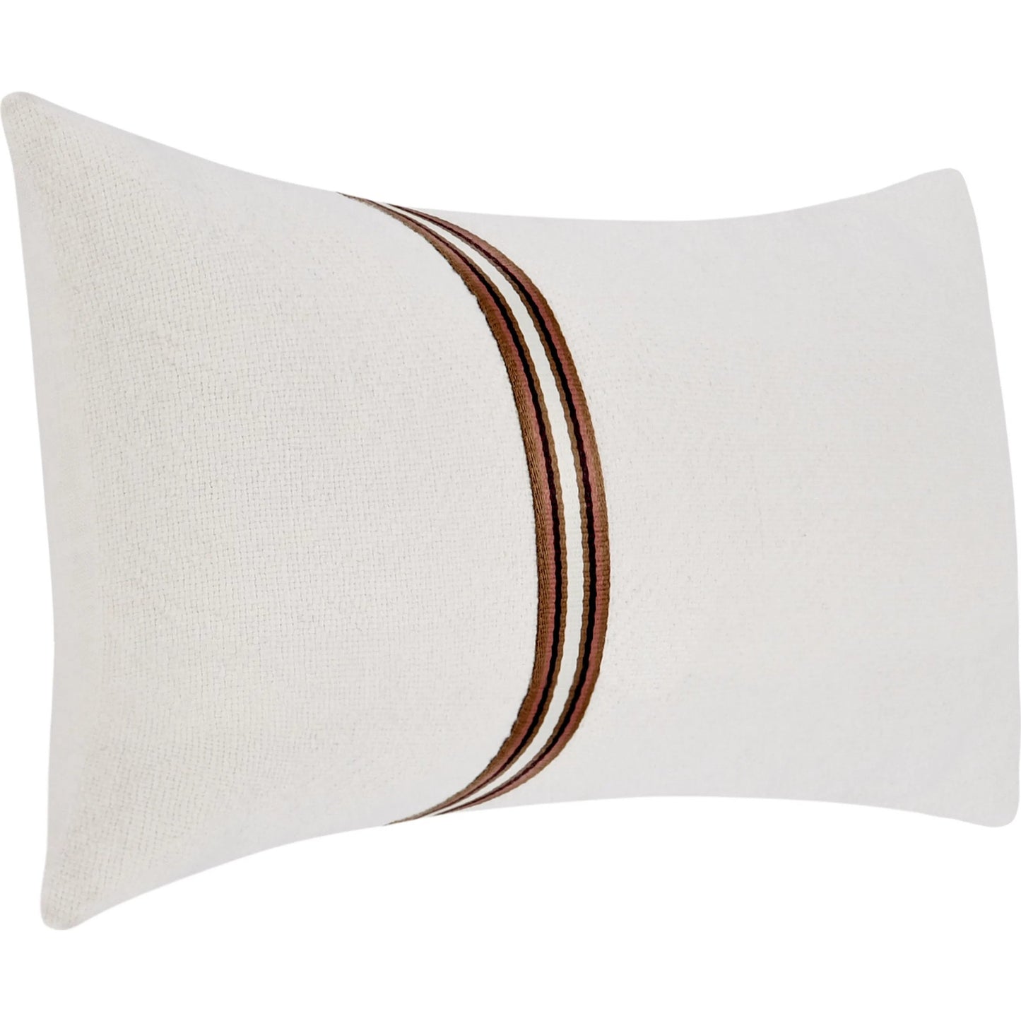 007 SI-2243821 | Additional Silo | Ralph Cotton Linen Throw Pillow by Villa by Classic Home in ivory, sangria red. Made from 60% cotton, 40% belgian flax linen in a transitional style.