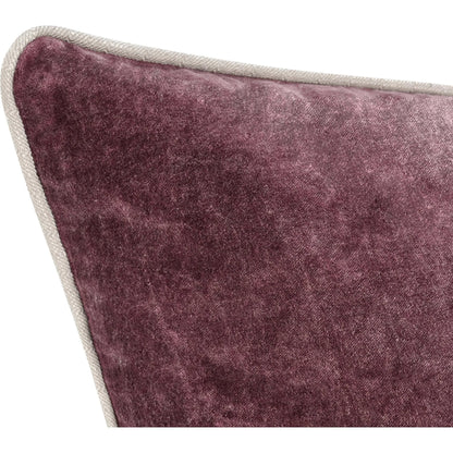 Harriet Velvet Throw Pillow by Villa by Classic Home. Made from 100% cotton velvet in a unique style.