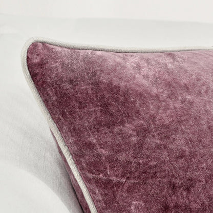 Harriet Velvet Throw Pillow by Villa by Classic Home. Made from 100% cotton velvet in a unique style.