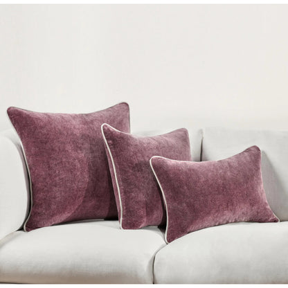 Harriet Velvet Throw Pillow by Villa by Classic Home. Made from 100% cotton velvet in a unique style.