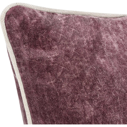 Harriet Velvet Throw Pillow by Villa by Classic Home. Made from 100% cotton velvet in a unique style.