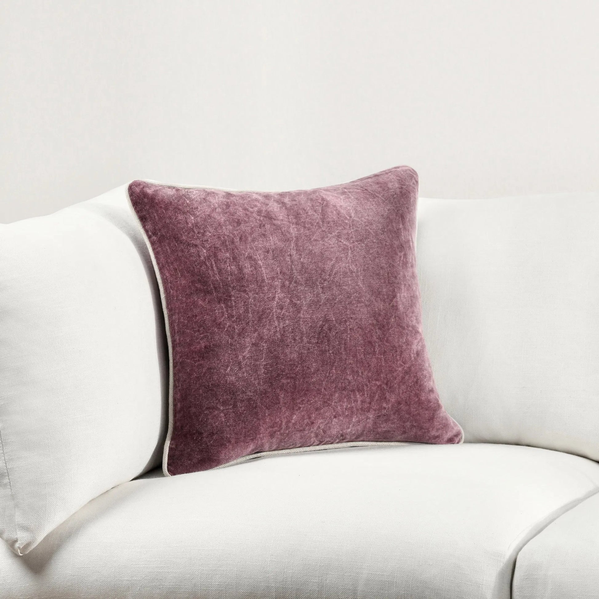 Harriet Velvet Throw Pillow by Villa by Classic Home. Made from 100% cotton velvet in a unique style.