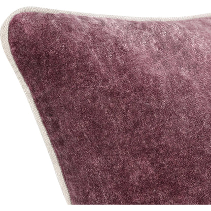Harriet Velvet Throw Pillow by Villa by Classic Home. Made from 100% cotton velvet in a unique style.