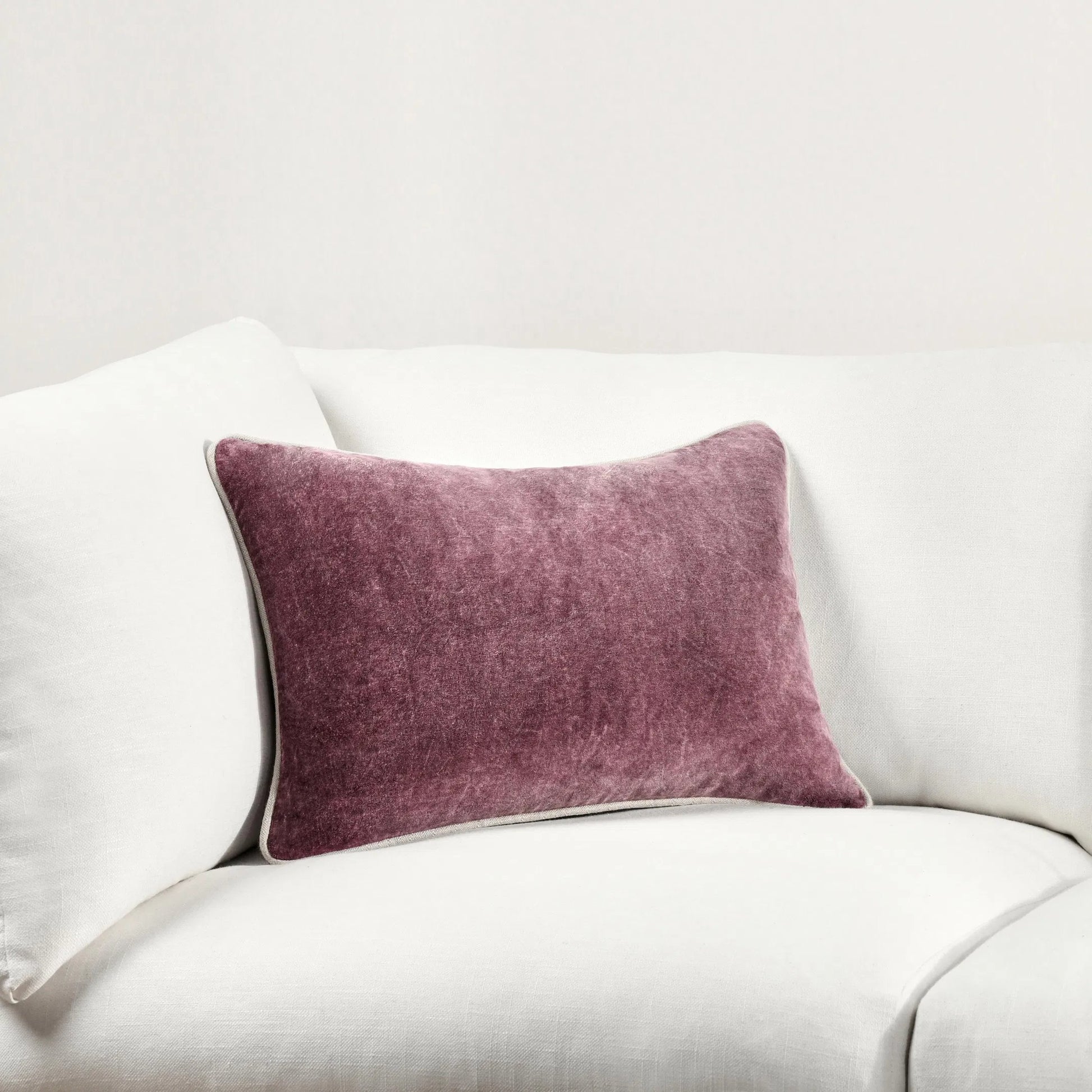 Harriet Velvet Throw Pillow by Villa by Classic Home. Made from 100% cotton velvet in a unique style.