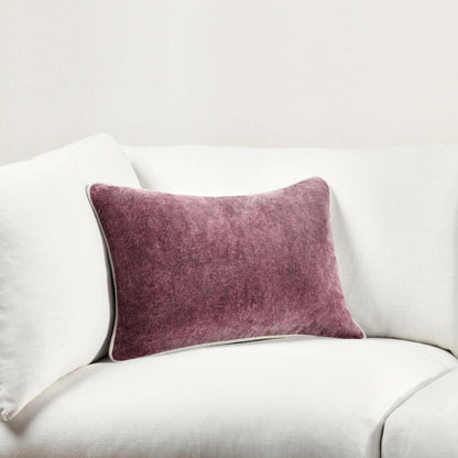Harriet Velvet Throw Pillow by Villa by Classic Home. Made from 100% cotton velvet in a unique style.