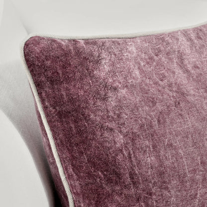 Harriet Velvet Throw Pillow by Villa by Classic Home. Made from 100% cotton velvet in a unique style.
