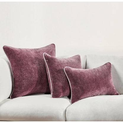 Harriet Velvet Throw Pillow by Villa by Classic Home. Made from 100% cotton velvet in a unique style.