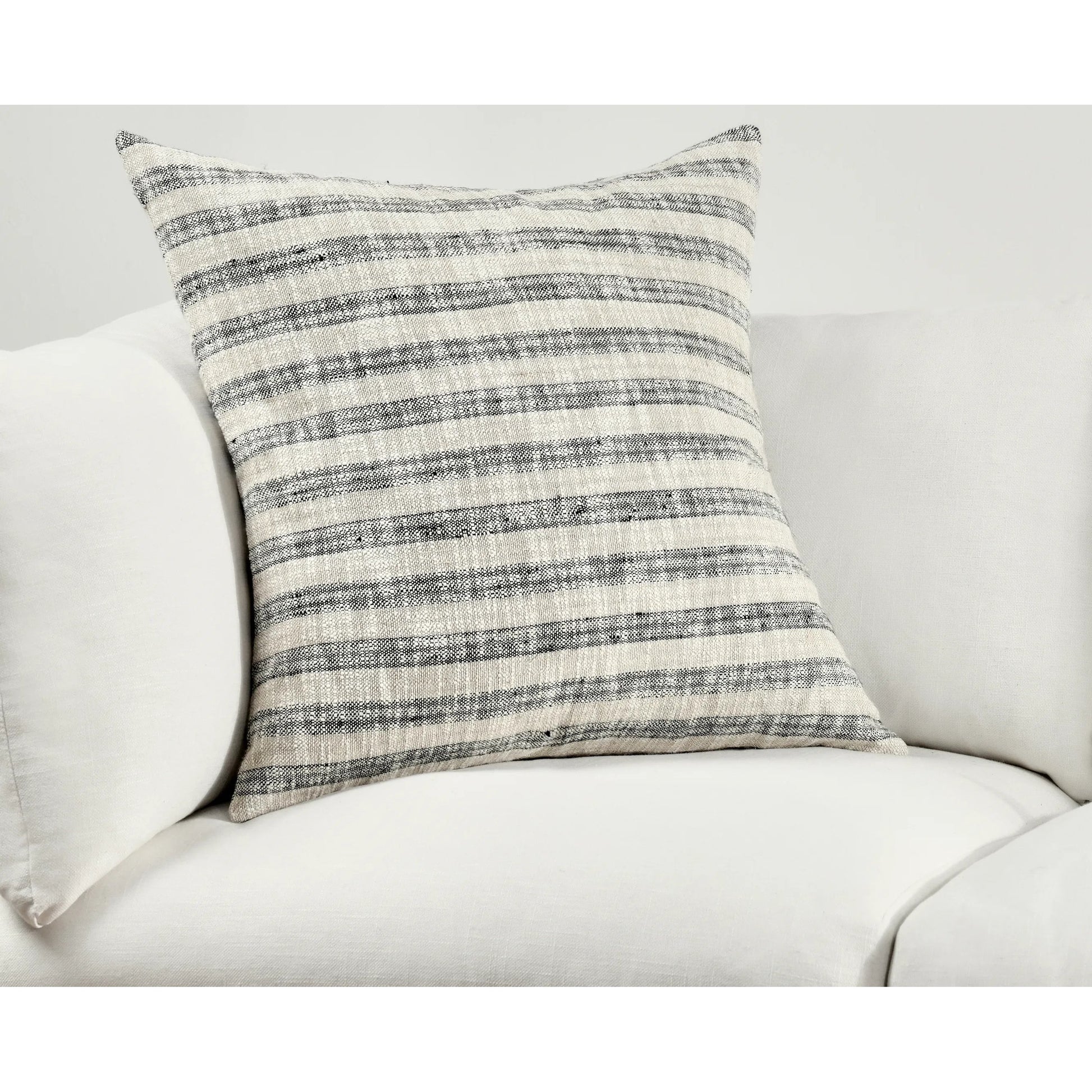 Linna Linen Blend Fabric Throw Pillow by Villa by Classic Home. Made from 60% cotton, 40% linen in a transitional style.