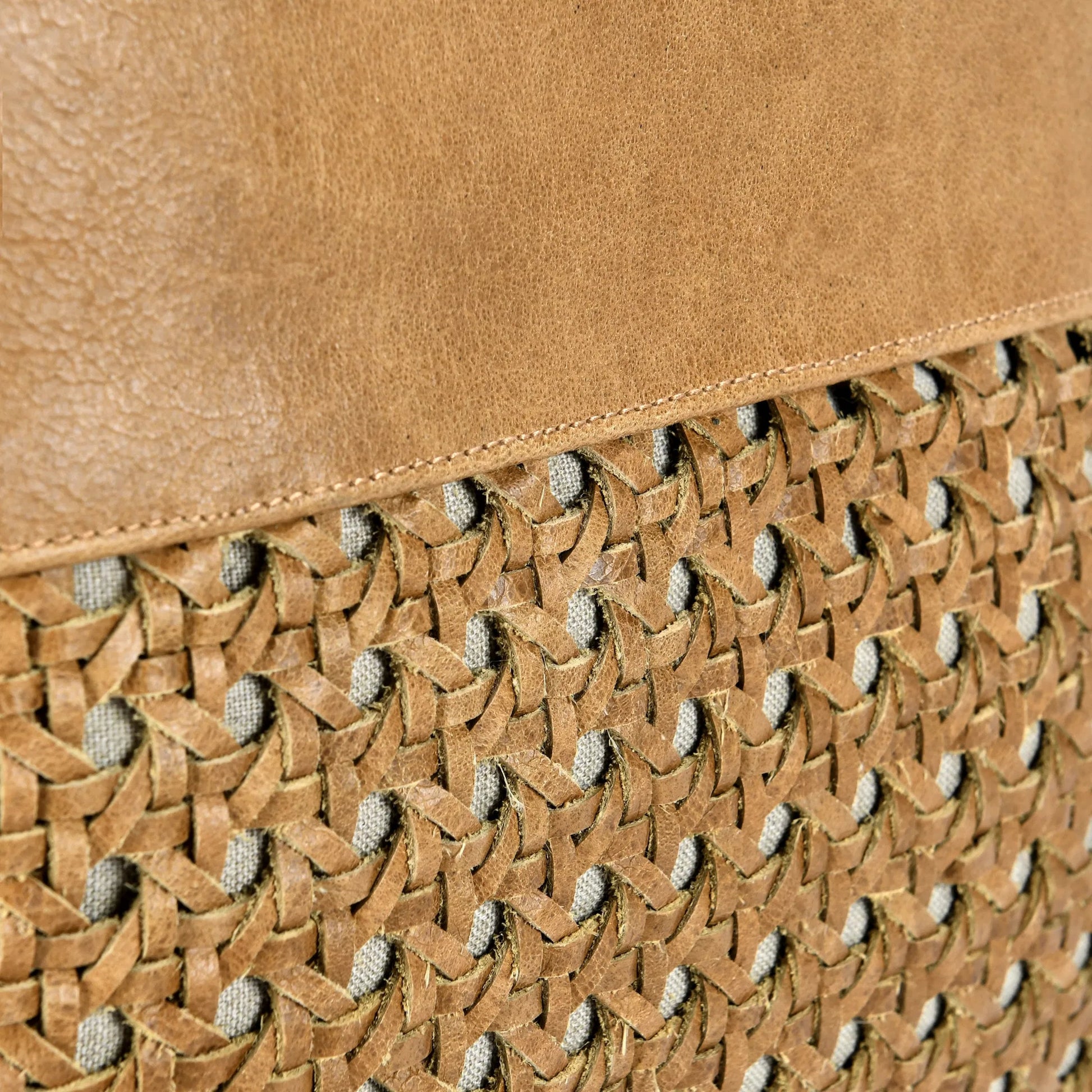 Toscano Genuine Leather Throw Pillow by Villa by Classic Home in chestnut brown. Made from 100% genuine leather in a traditional style.