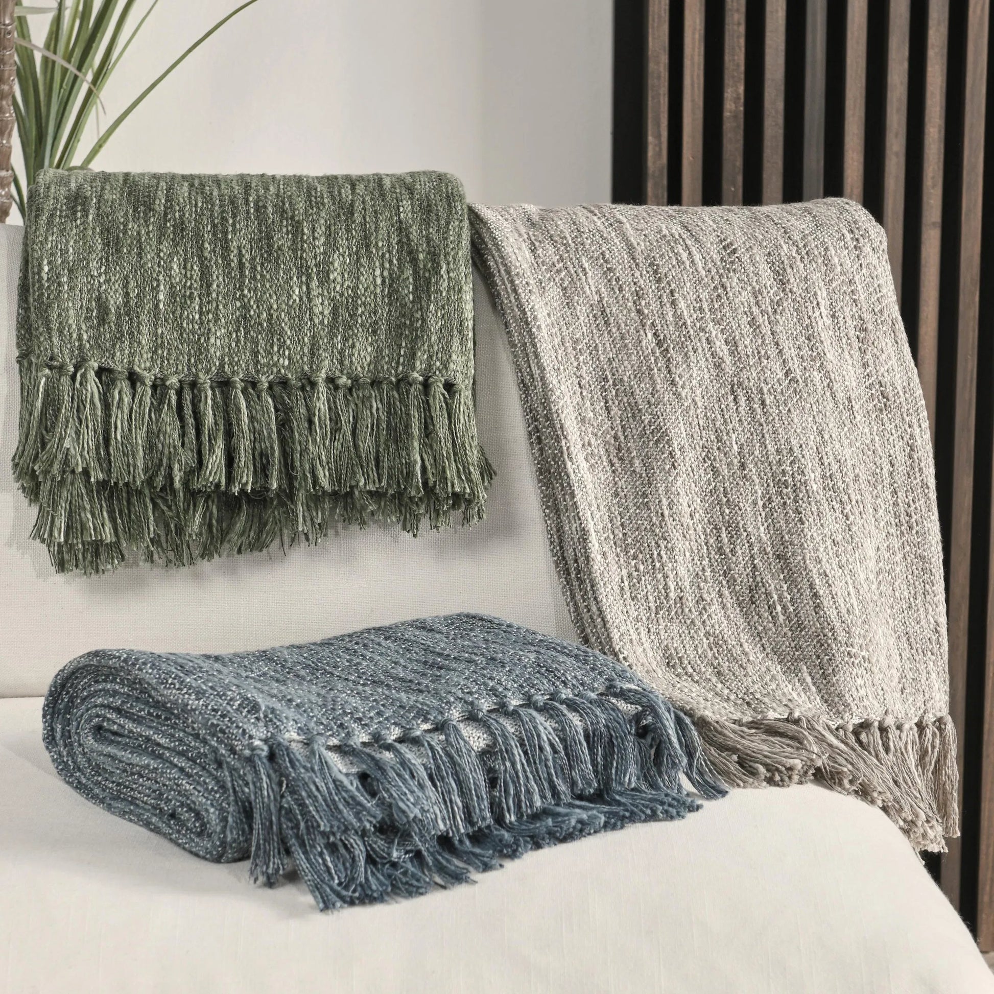 Sharma Cedar Throw Blanket by Villa by Classic Home. Made from 70% cotton/30% polyester in a transitional style.