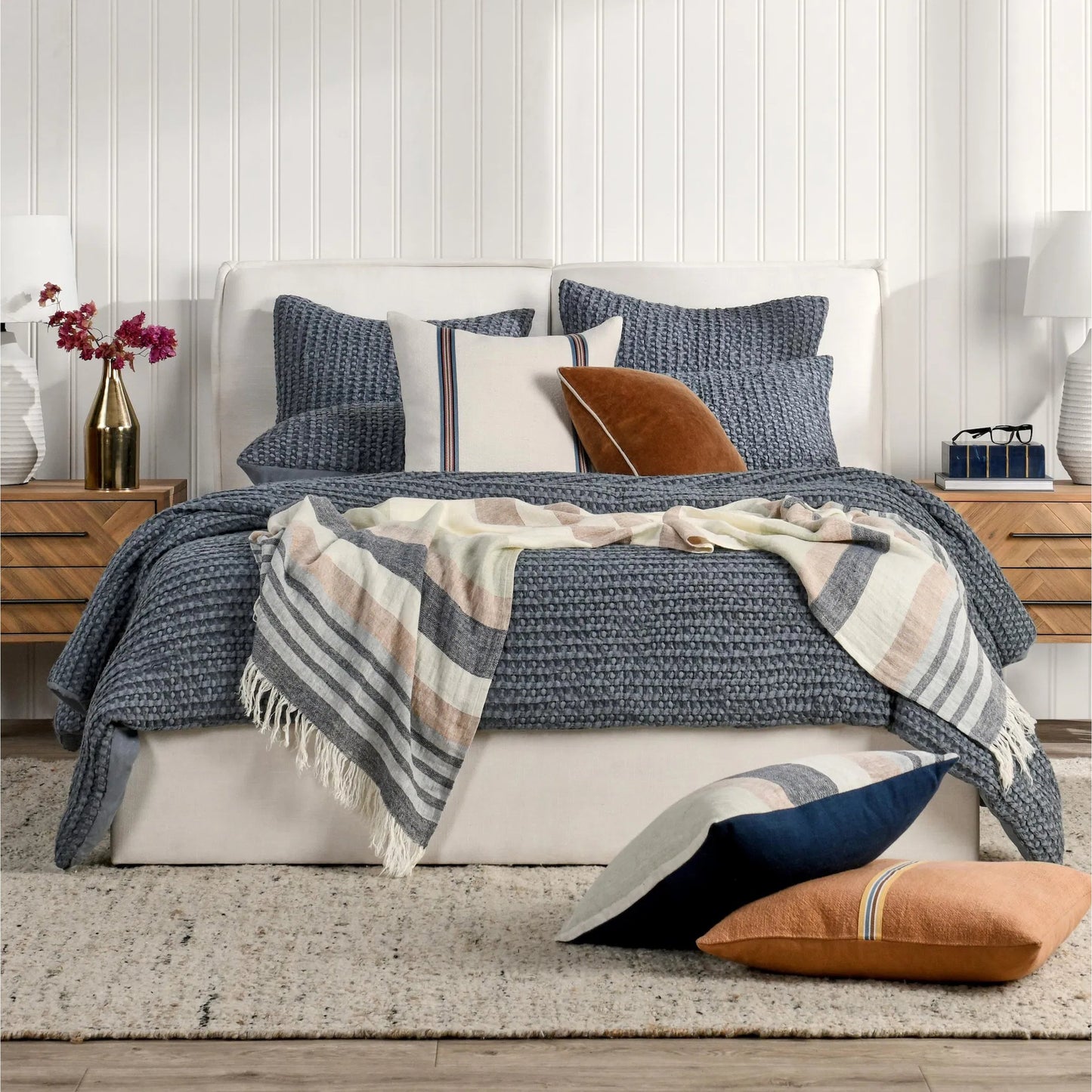 017 SI-2256364 | Lifestyle | Colmar Natural Quilt by Villa by Classic Home. Made from unique in a transitional style.