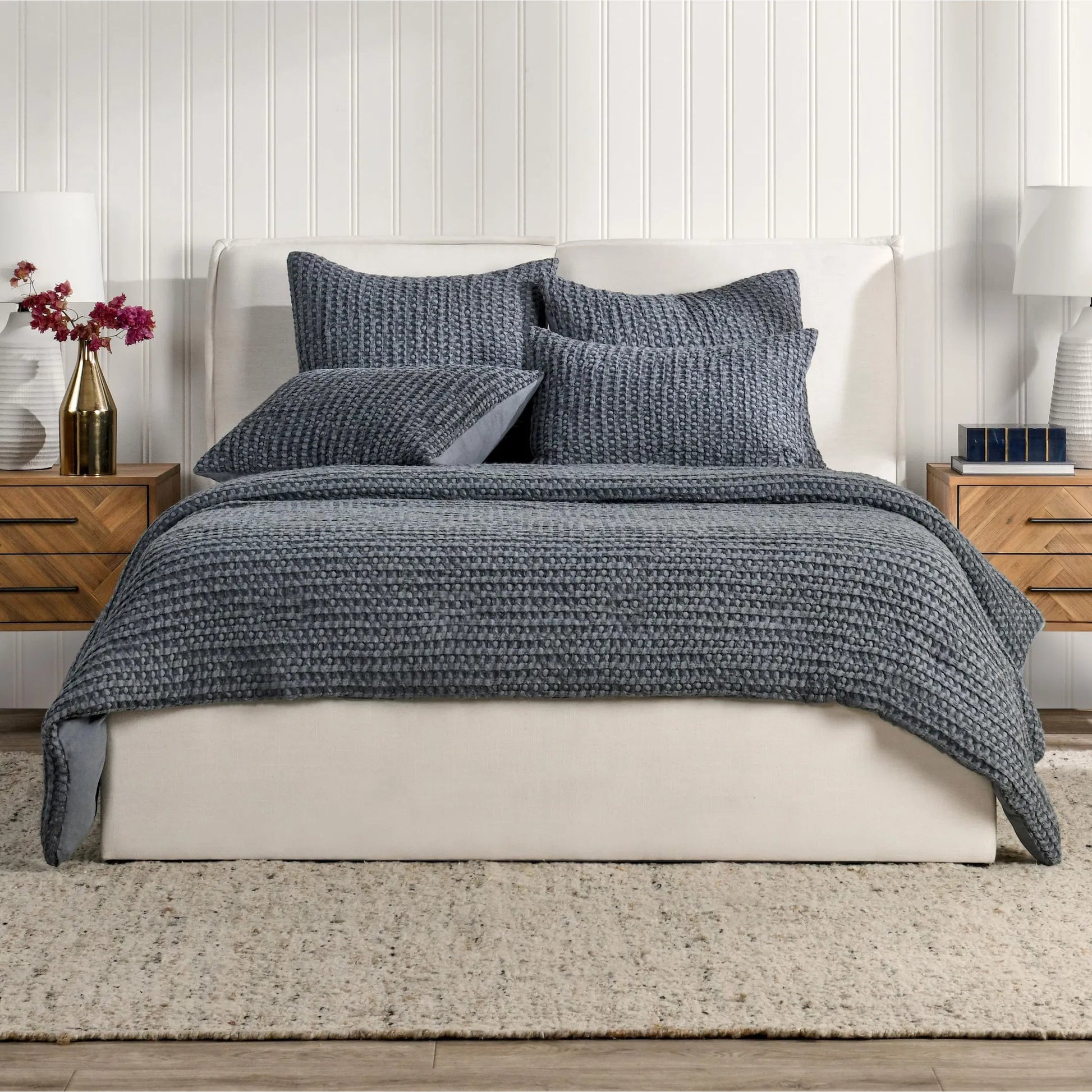 Colmar Natural Quilt by Villa by Classic Home. Made from unique in a transitional style.