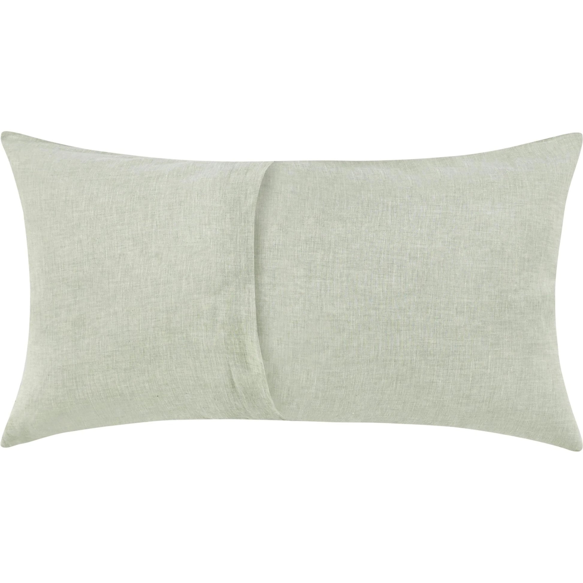 Jayson Sagebrush Linen Cashmere Sham by Villa by Classic Home in sage. Made from 70% linen, 25% cotton, 5% cashmere in a transitional style.