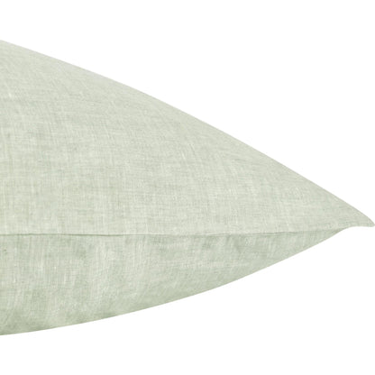 Jayson Sagebrush Linen Cashmere Sham by Villa by Classic Home in sage. Made from 70% linen, 25% cotton, 5% cashmere in a transitional style.