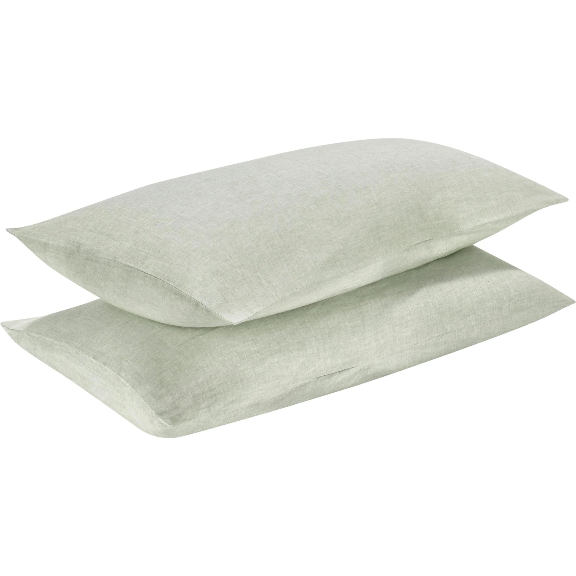 Jayson Sagebrush Linen Cashmere Sham by Villa by Classic Home in sage. Made from 70% linen, 25% cotton, 5% cashmere in a transitional style.