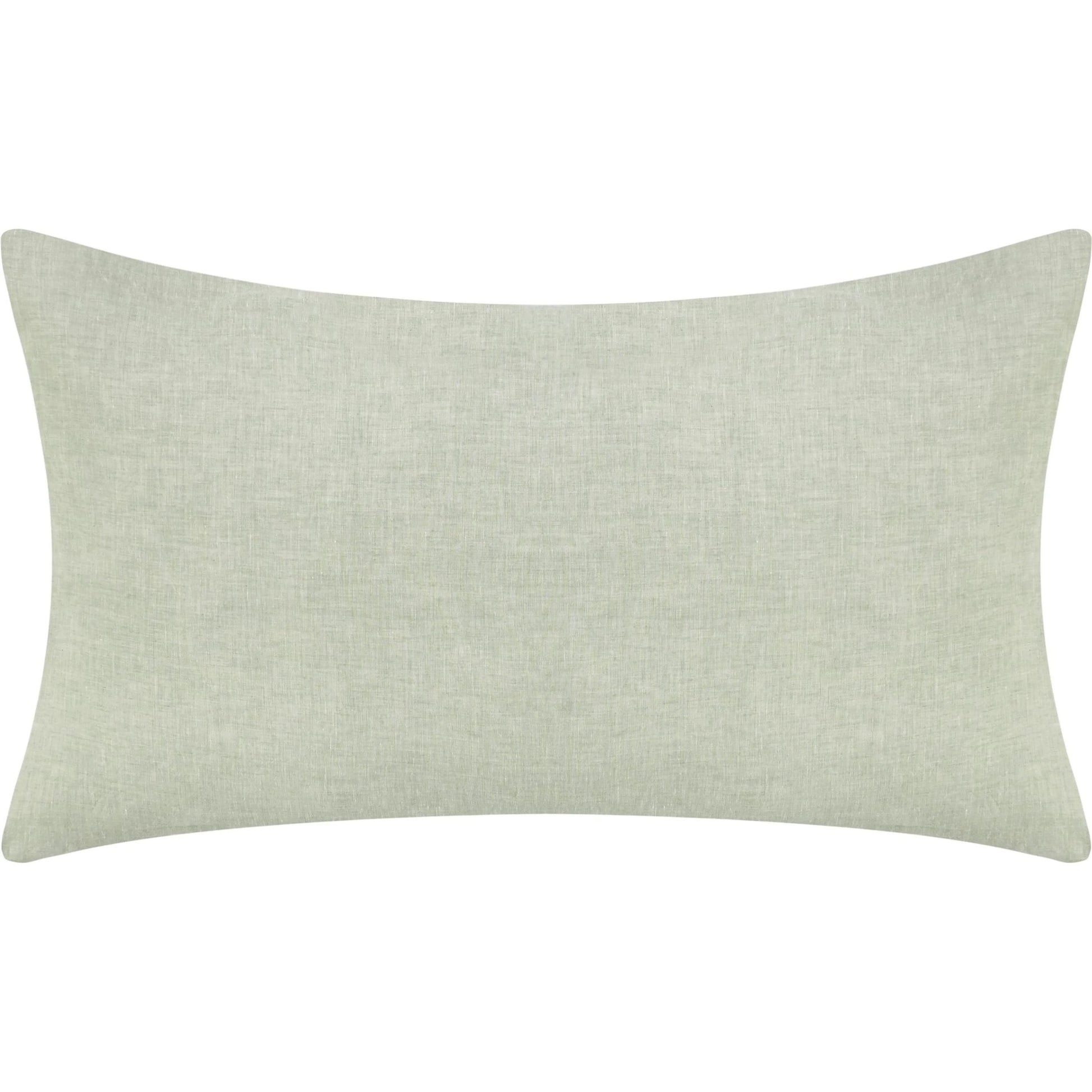 Jayson Sagebrush Linen Cashmere Sham by Villa by Classic Home in sage. Made from 70% linen, 25% cotton, 5% cashmere in a transitional style.