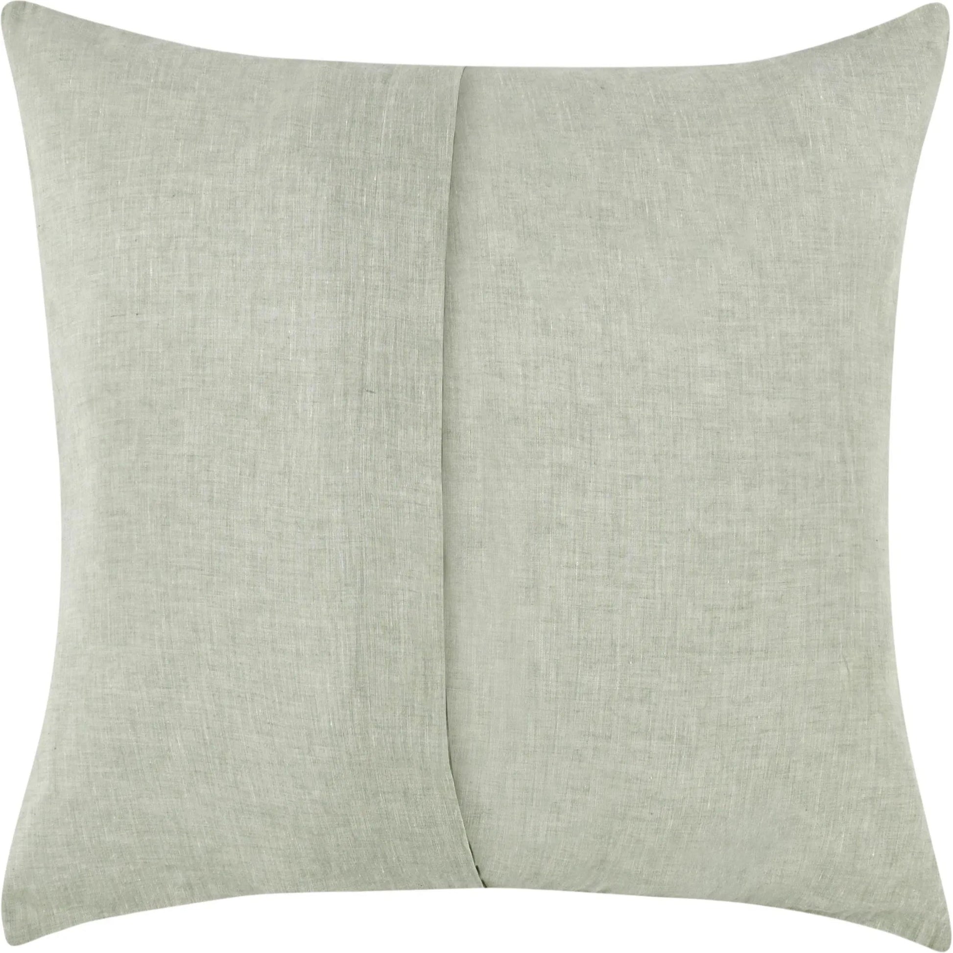 Jayson Sagebrush Linen Cashmere Sham by Villa by Classic Home in sage. Made from 70% linen, 25% cotton, 5% cashmere in a transitional style.