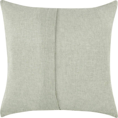 Jayson Sagebrush Linen Cashmere Sham by Villa by Classic Home in sage. Made from 70% linen, 25% cotton, 5% cashmere in a transitional style.