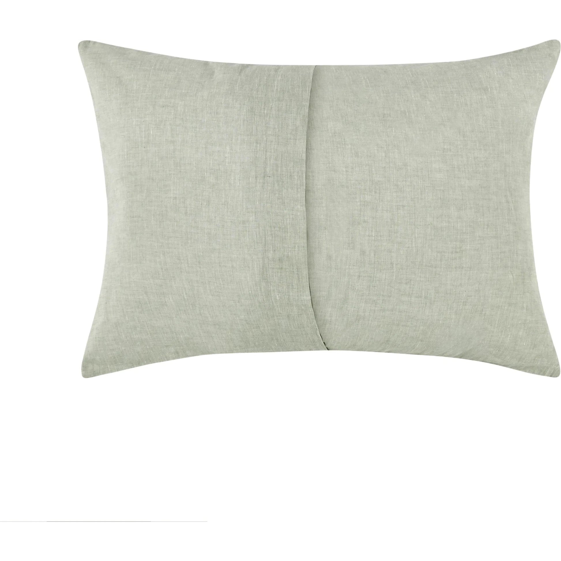Jayson Sagebrush Linen Cashmere Sham by Villa by Classic Home in sage. Made from 70% linen, 25% cotton, 5% cashmere in a transitional style.