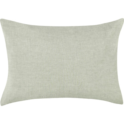 Jayson Sagebrush Linen Cashmere Sham by Villa by Classic Home in sage. Made from 70% linen, 25% cotton, 5% cashmere in a transitional style.