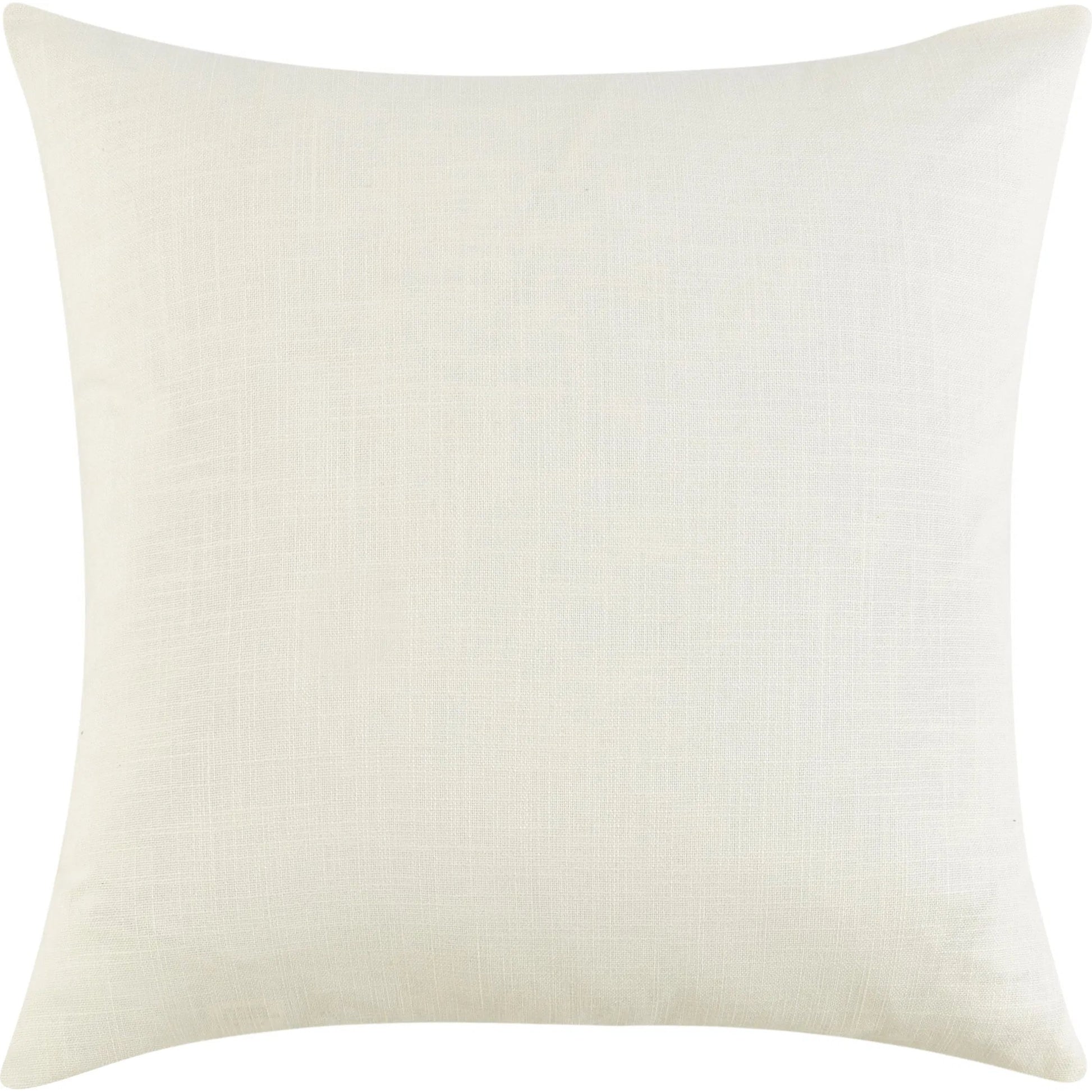 Bacall Cotton Linen Blend Throw Pillow by Villa by Classic Home in white. Made from 60% cotton, 40% belgian linen in a transitional style.