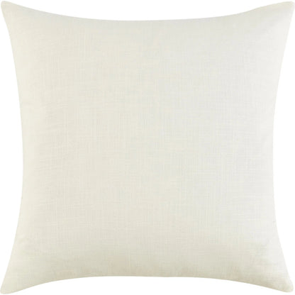 Bacall Cotton Linen Blend Throw Pillow by Villa by Classic Home in white. Made from 60% cotton, 40% belgian linen in a transitional style.
