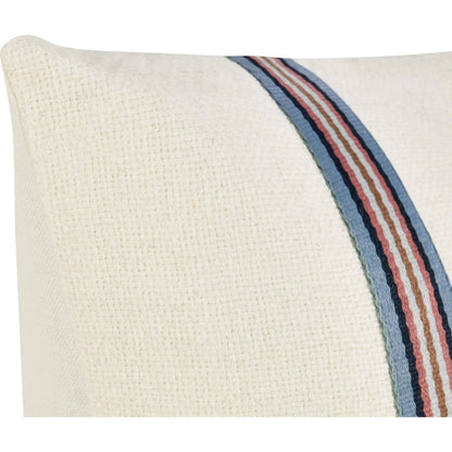 Bacall Cotton Linen Blend Throw Pillow by Villa by Classic Home in white. Made from 60% cotton, 40% belgian linen in a transitional style.