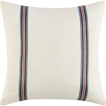Bacall Cotton Linen Blend Throw Pillow by Villa by Classic Home in white. Made from 60% cotton, 40% belgian linen in a transitional style.