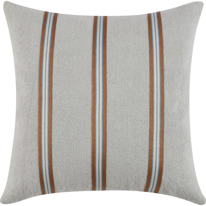 Eddie Cotton Linen Blend Throw Pillow by Villa by Classic Home in sagebrush green. Made from 60% cotton, 40% belgian linen in a eclectic & global style.