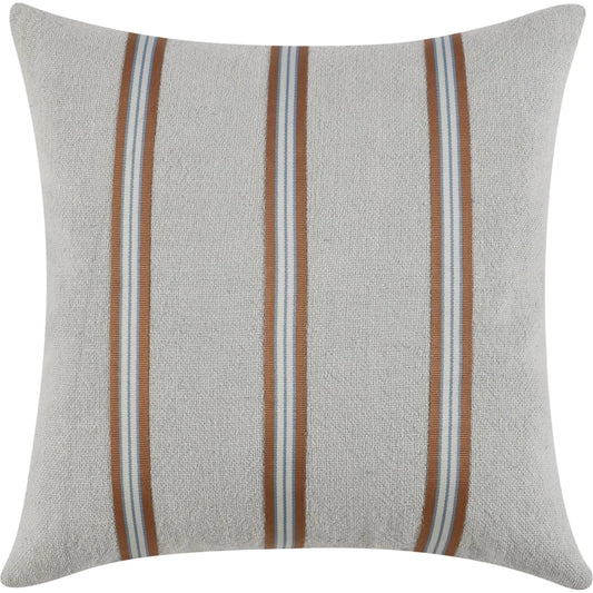 Eddie Cotton Linen Blend Throw Pillow by Villa by Classic Home in sagebrush green. Made from 60% cotton, 40% belgian linen in a unique style.