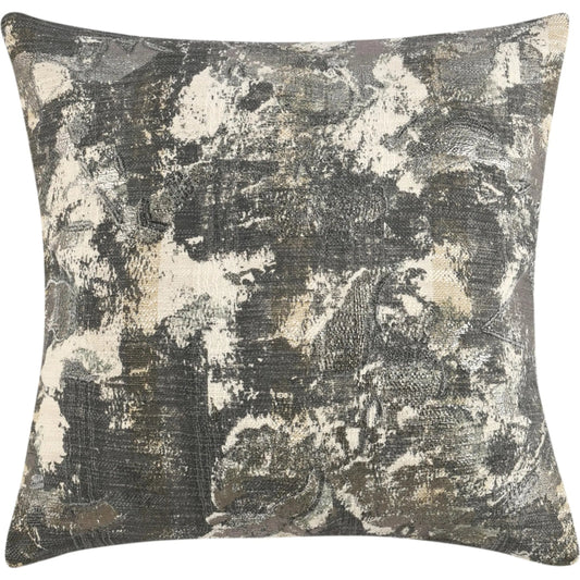Luciana Cotton Blend Throw Pillow by Villa by Classic Home in gray. Made from 88% cotton, 12% polyester in a unique style.