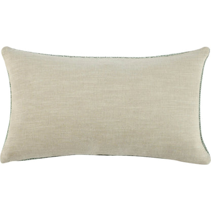 Rina Belgian Linen Throw Pillow by Villa by Classic Home in sagebrush green. Made from 100% belgian flax linen in a transitional style.