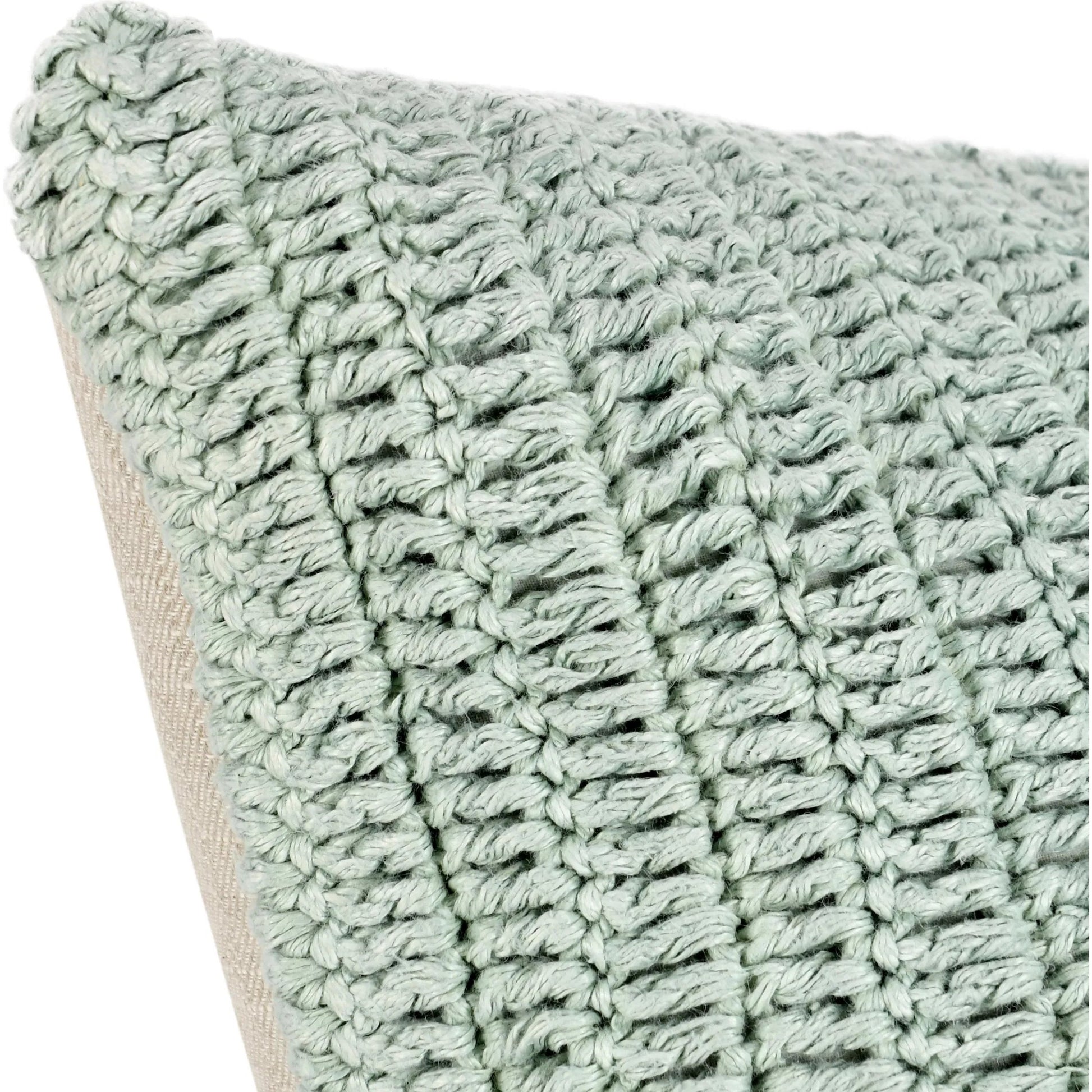Rina Belgian Linen Throw Pillow by Villa by Classic Home in sagebrush green. Made from 100% belgian flax linen in a transitional style.