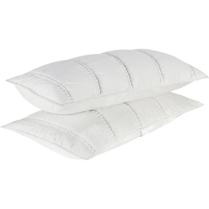 Rowen Cloud Sham by Villa by Classic Home. Made from 100% ramie in a transitional style.