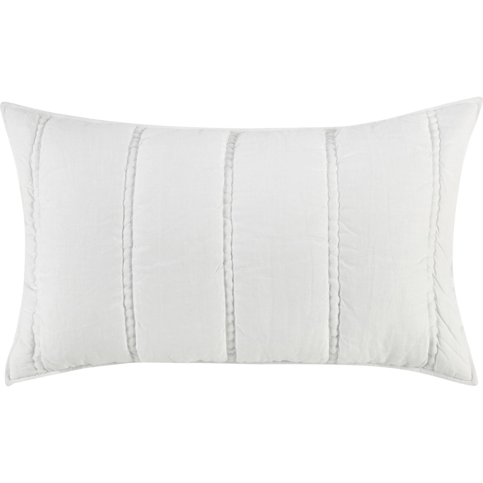 Rowen Cloud Sham by Villa by Classic Home. Made from 100% ramie in a transitional style.