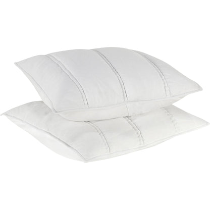 Rowen Cloud Sham by Villa by Classic Home. Made from 100% ramie in a transitional style.