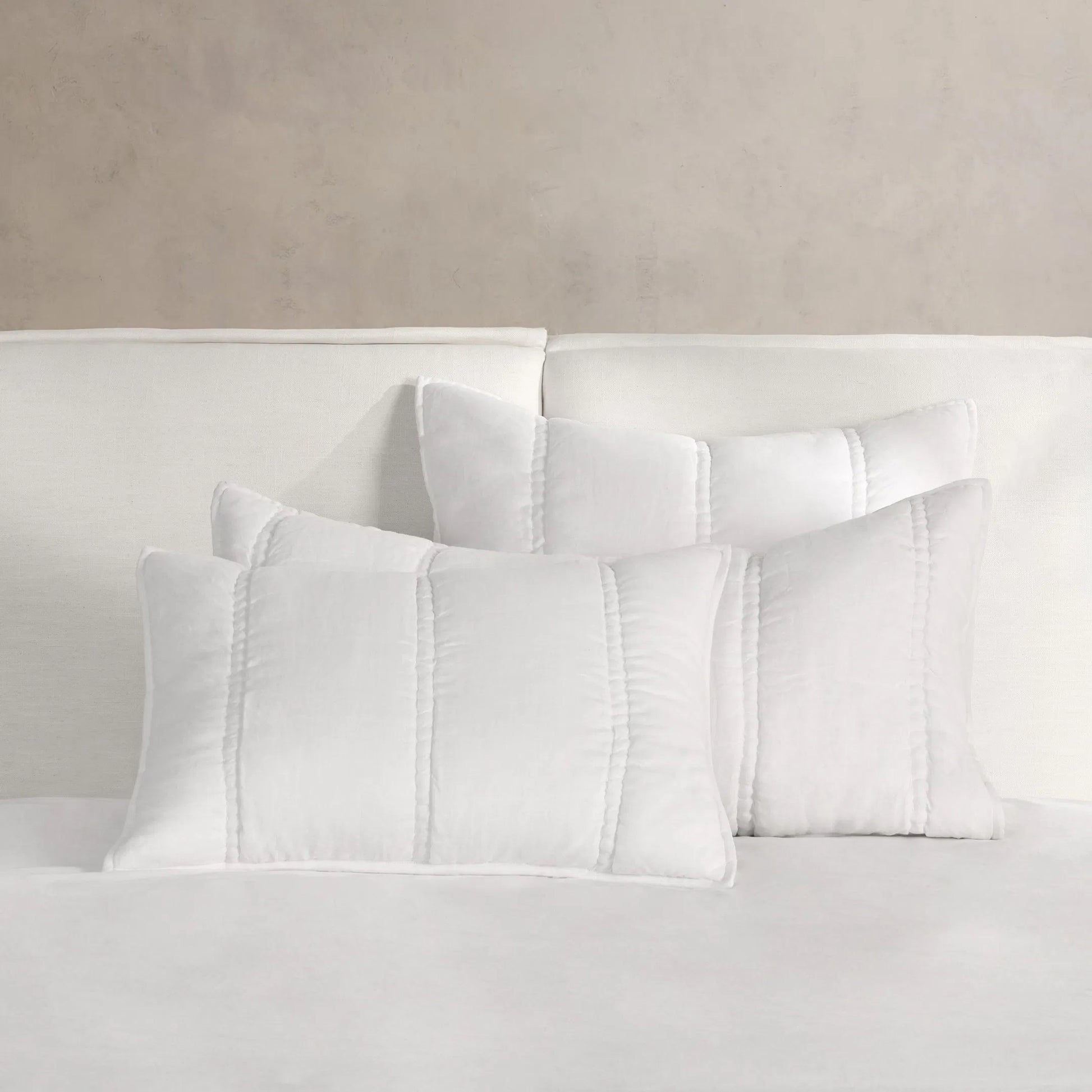 Rowen Cloud Sham by Villa by Classic Home. Made from 100% ramie in a transitional style.