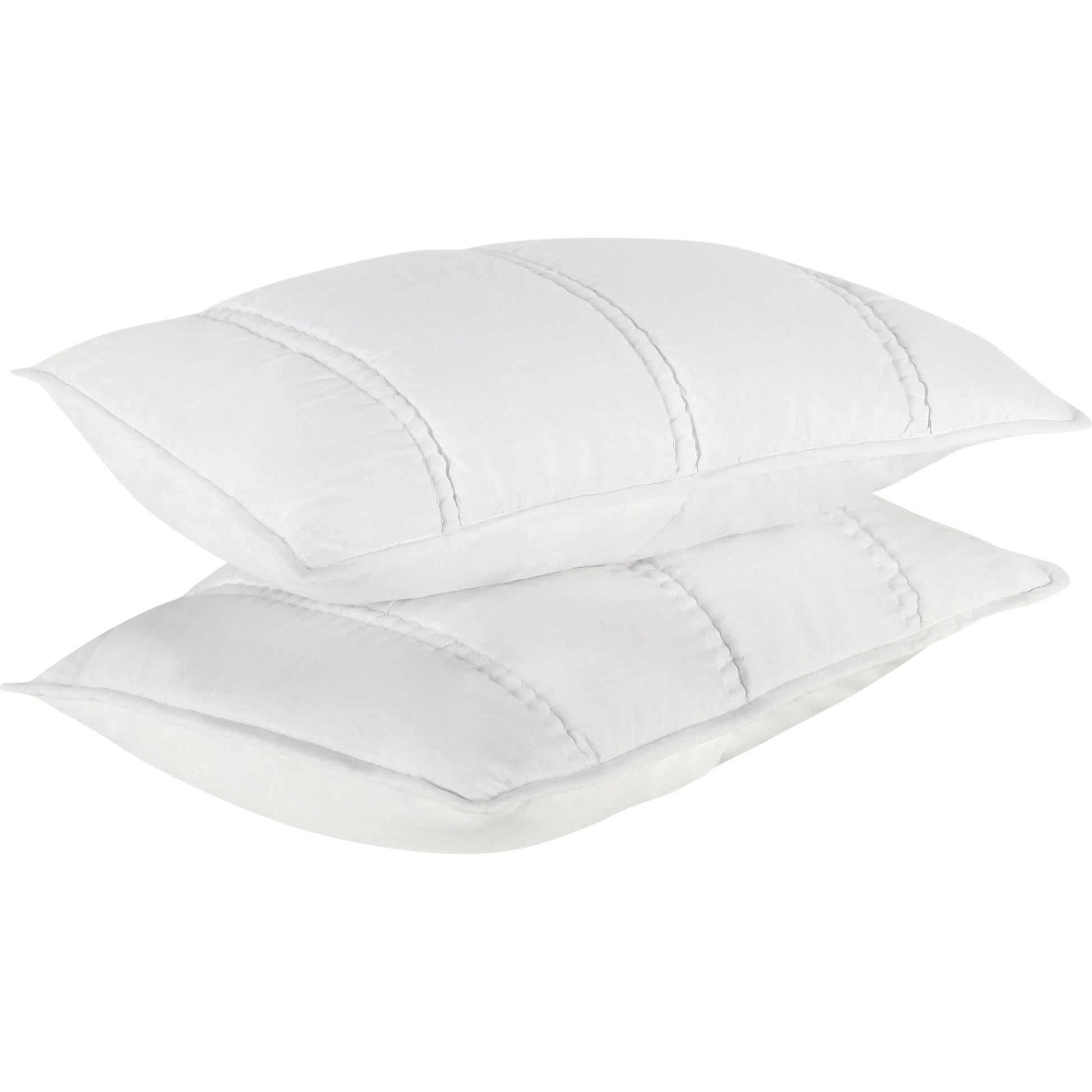 Rowen Cloud Sham by Villa by Classic Home. Made from 100% ramie in a transitional style.