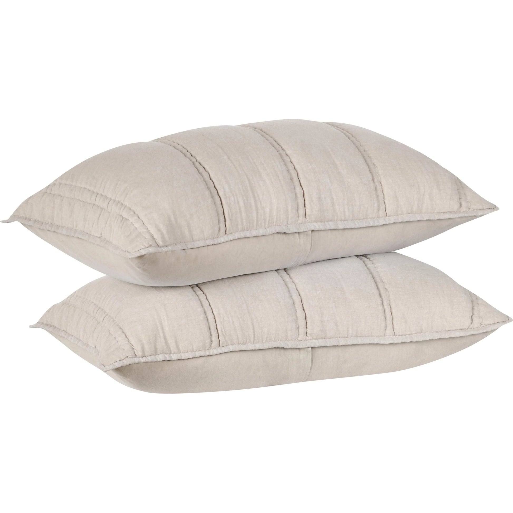 Rowen Cloud Sham by Villa by Classic Home. Made from 100% ramie in a transitional style.