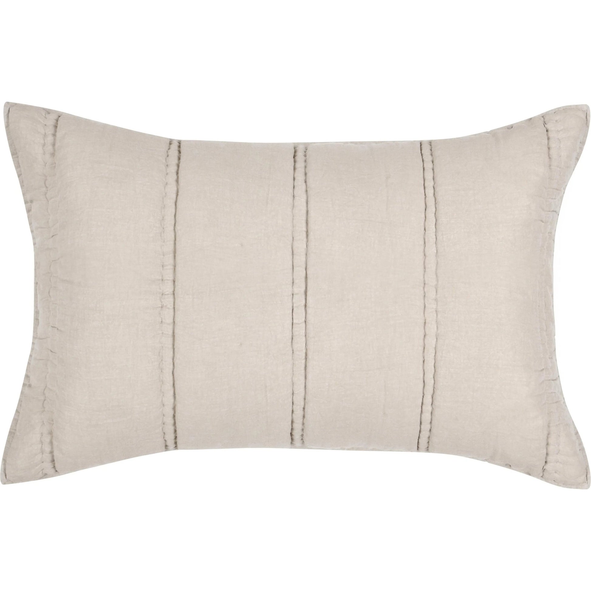 Rowen Cloud Sham by Villa by Classic Home. Made from 100% ramie in a transitional style.