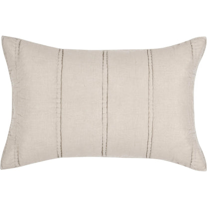 Rowen Cloud Sham by Villa by Classic Home. Made from 100% ramie in a transitional style.