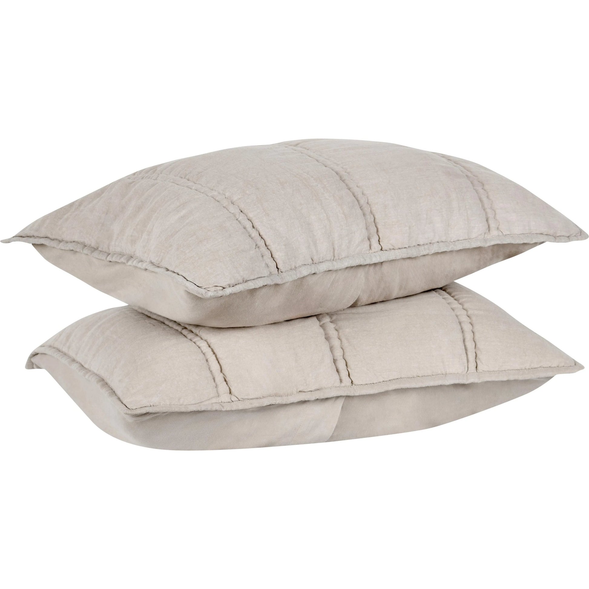 Rowen Cloud Sham by Villa by Classic Home. Made from 100% ramie in a transitional style.