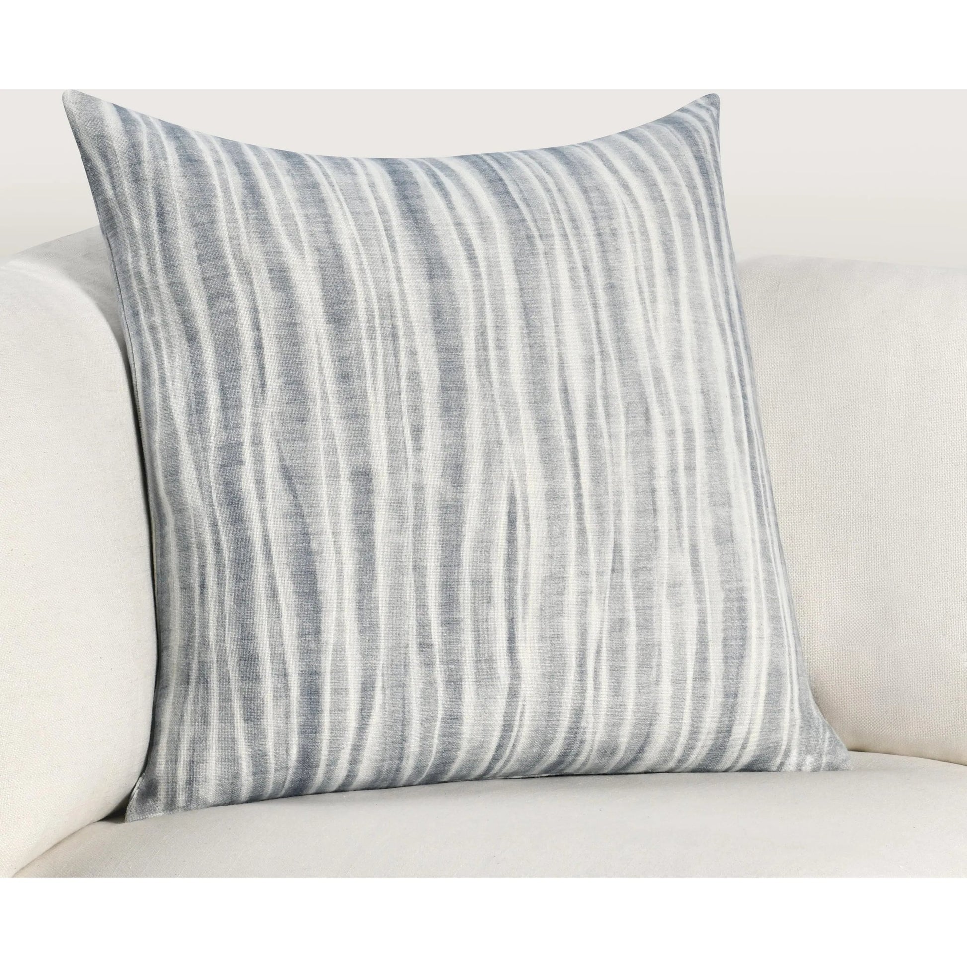 Holston Cotton Fabric Throw Pillow by Villa by Classic Home in blue. Made from 100% cotton in a modern style.