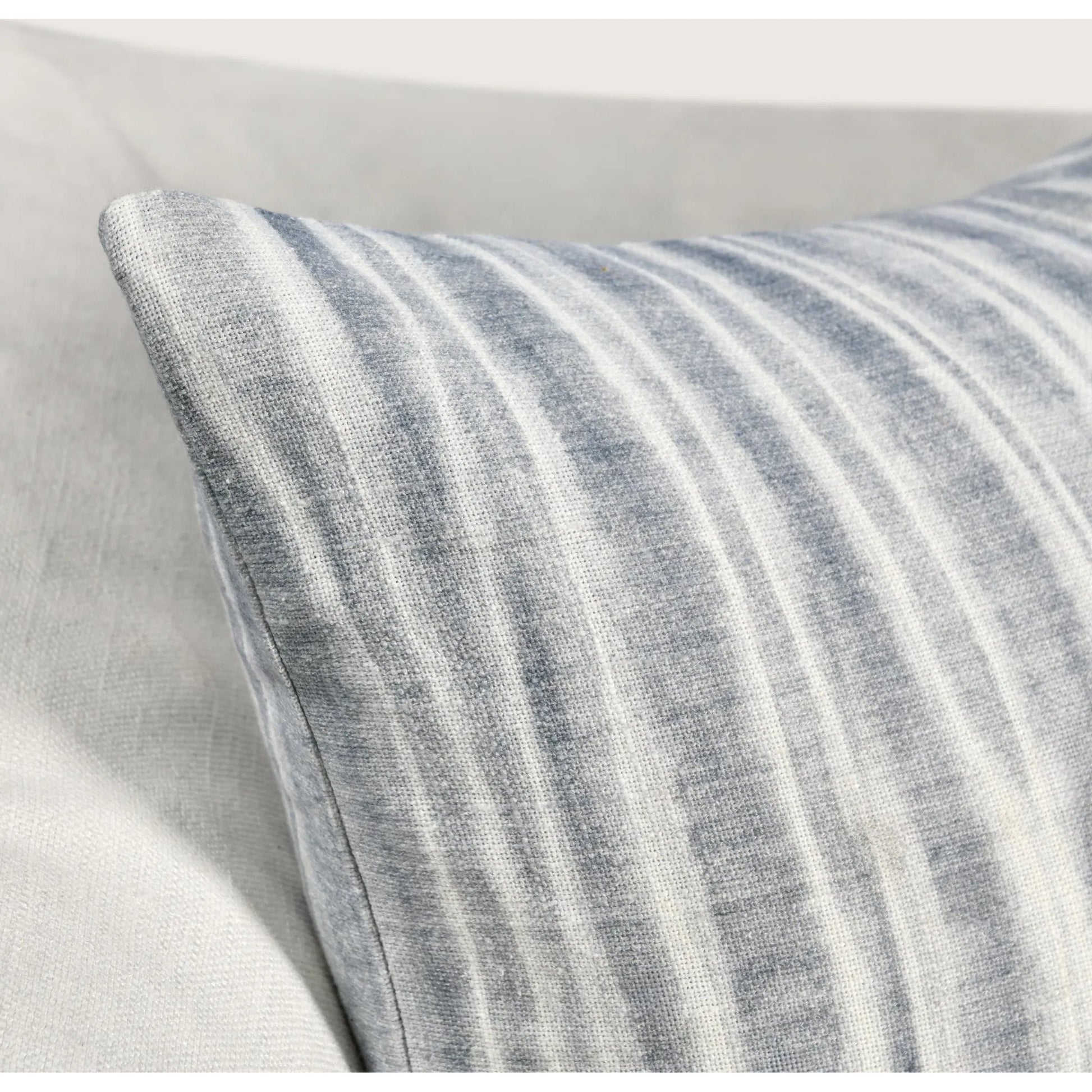 Holston Cotton Fabric Throw Pillow by Villa by Classic Home in blue. Made from 100% cotton in a modern style.