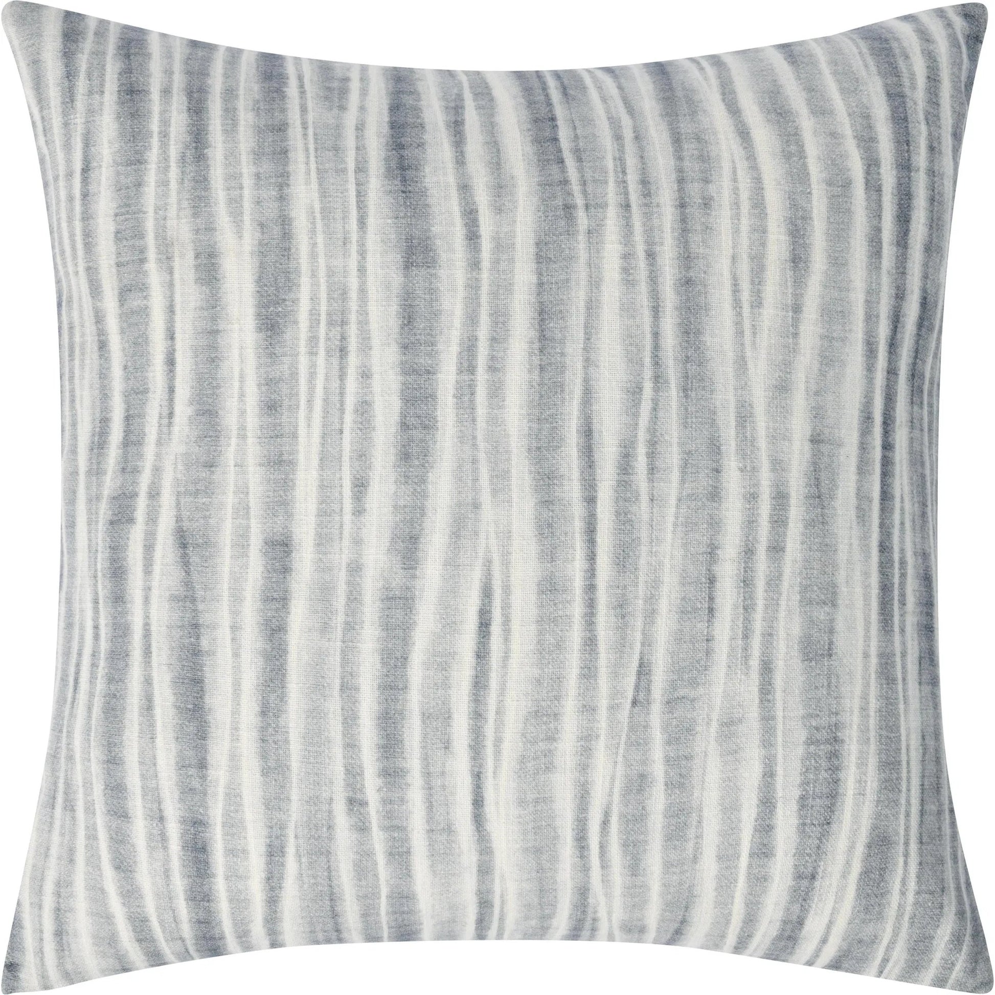 Holston Cotton Fabric Throw Pillow by Villa by Classic Home in blue. Made from 100% cotton in a modern style.