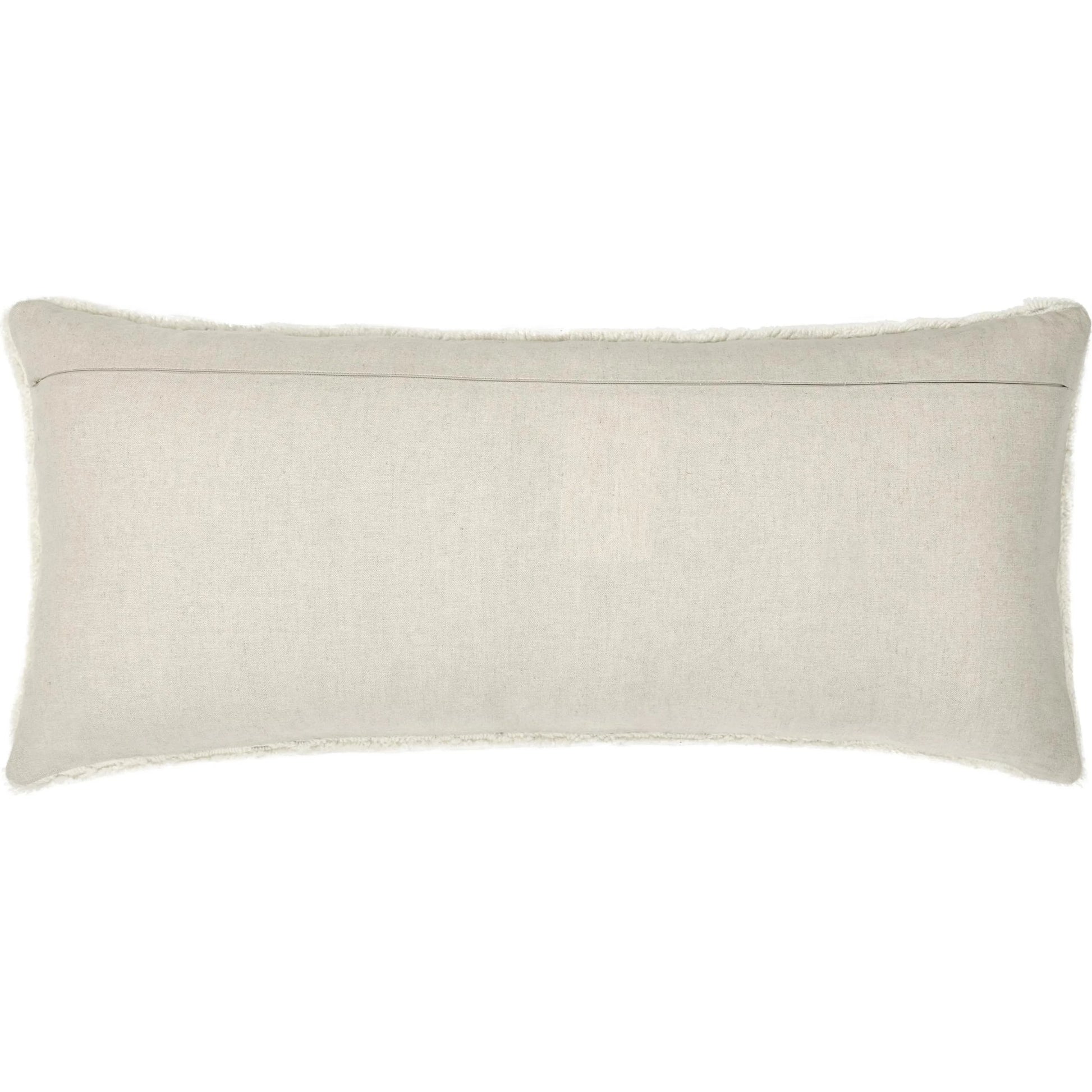 Mercer Wool Blend Fabric Throw Pillow by Villa by Classic Home in ivory. Made from 90% wool, 10% cotton in a transitional style.