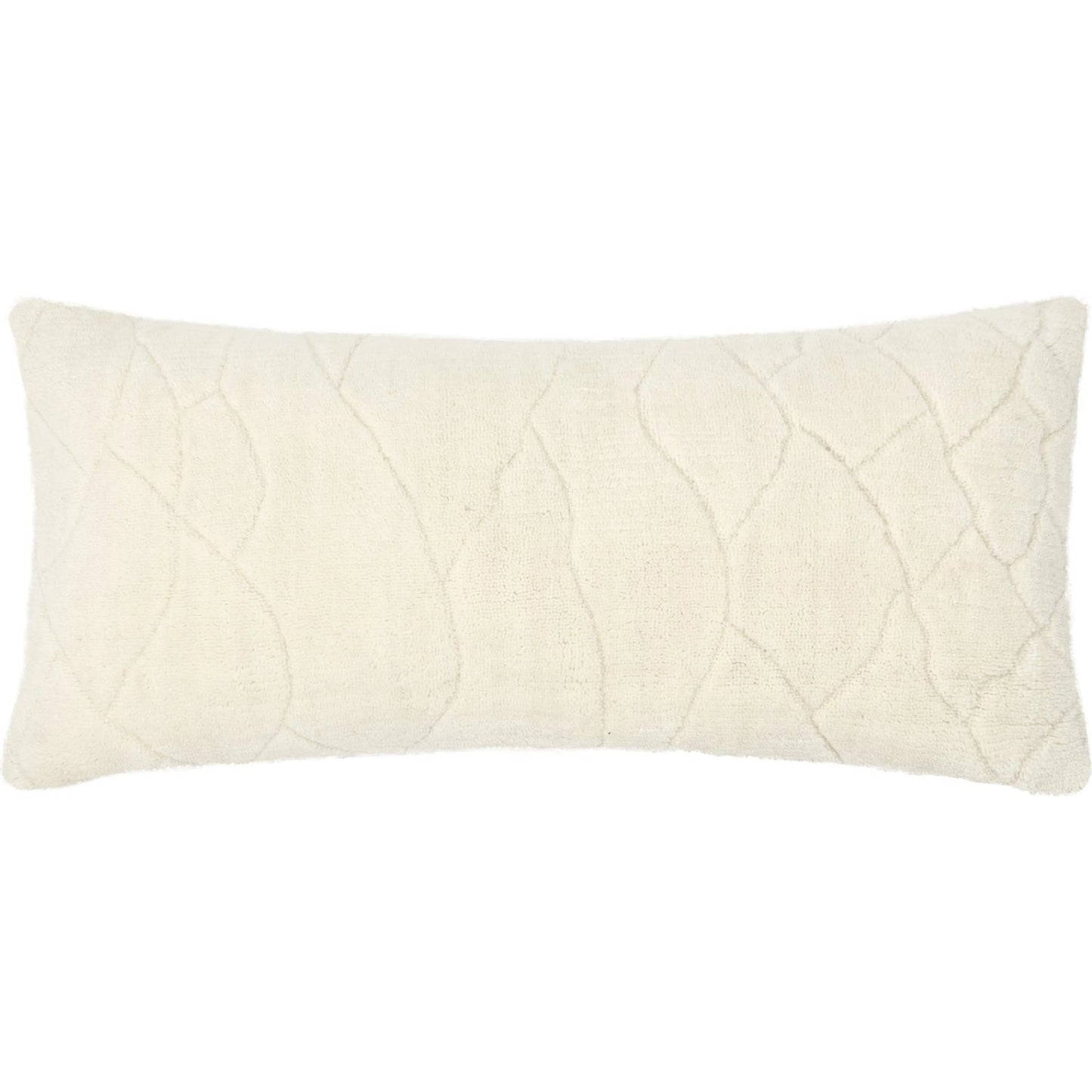 002 SI-2243852 | Primary Silo | Mercer Wool Blend Fabric Throw Pillow by Villa by Classic Home in ivory. Made from 90% wool, 10% cotton in a transitional style.