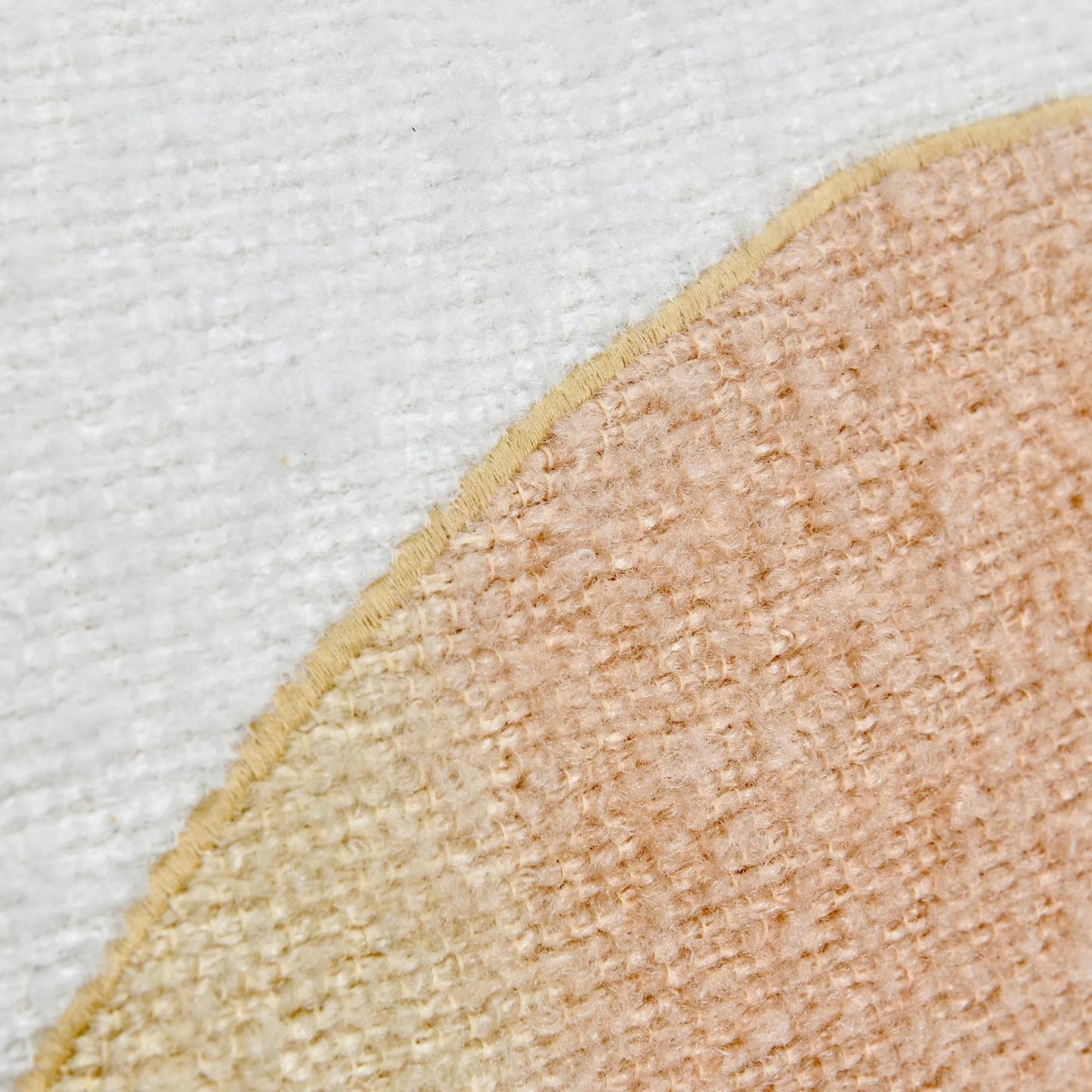 006 SI-2243857 | Closeup | Rahun Hand-Dip Dyed Throw Pillow by Villa by Classic Home in ivory. Made from 70% wool acrylic, 30% polyester in a transitional style.